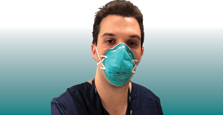 photo of  Justin Shafa, MD, chief resident at Jacobi Medical Center