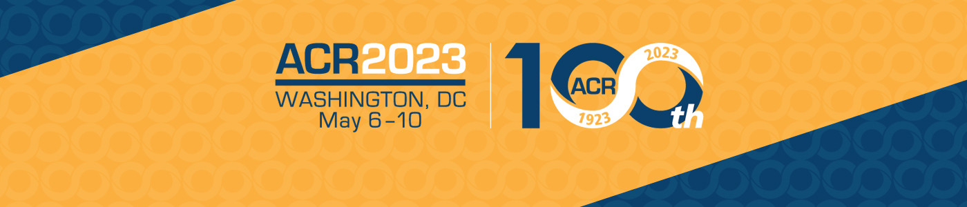 ACR 2023 Annual Meeting, May 6-10, 2023 in Washington, DC