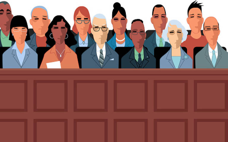 illustration of a jury