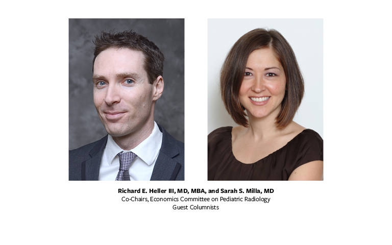 2 photos – Richard E. Heller III, MD, MBA, and Sarah S. Milla, MD Co-Chairs,