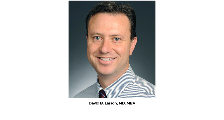 Headshot - David B. Larson, MD