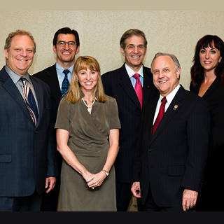 photo: The original RLI board, pictured left to right, are: Geoffrey D. Rubin, MD, MBA, FACR, Alexander M. Norbash, MD, MS, FACR, Cynthia S. Sherry, MD, FACR, Lawrence R. Muroff, MD, FACR, Arl Van Moore, MD, FACR, and Cheri L. Canon, MD, FACR.