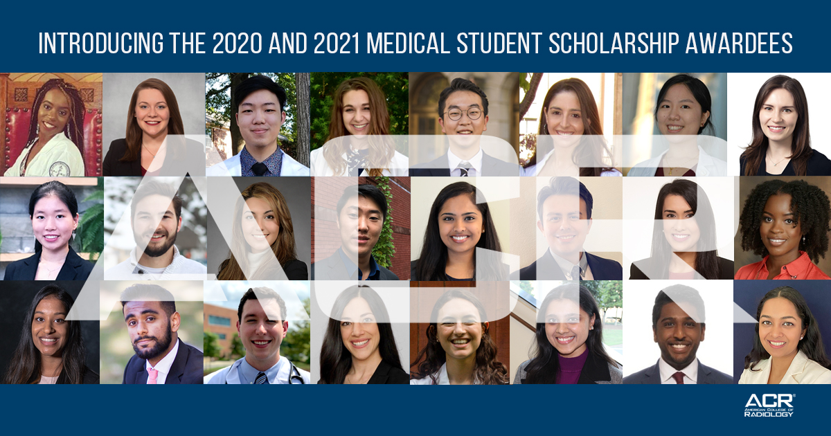 Introducing the 2020 and 2021 Medical Student Scholarship Awardees