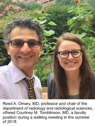 Reed Omary, MD, and Courtney Tomblinson, MD