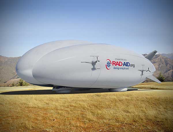 Rendering of the RAD-AID medical hybrid airship