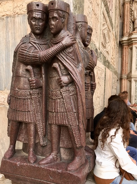 Four Tetrarchs statue in Venice
