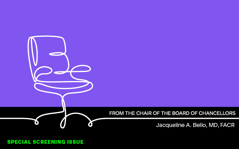 line illustration of empty chair for BOC chair Jaqueline Bello